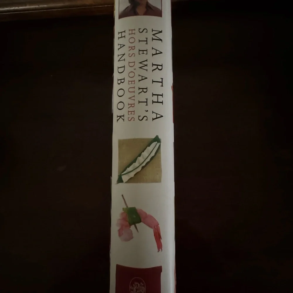 Martha Stewart’s Hors D’Oeuvres Handbook Hardcover Cookbook Appetizers